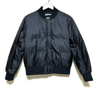 theory luxe(セオリーリュクス) ダウンジャケット サイズ38 M レディース - 黒 長袖/ジップアップ/秋/冬 ポリエステル