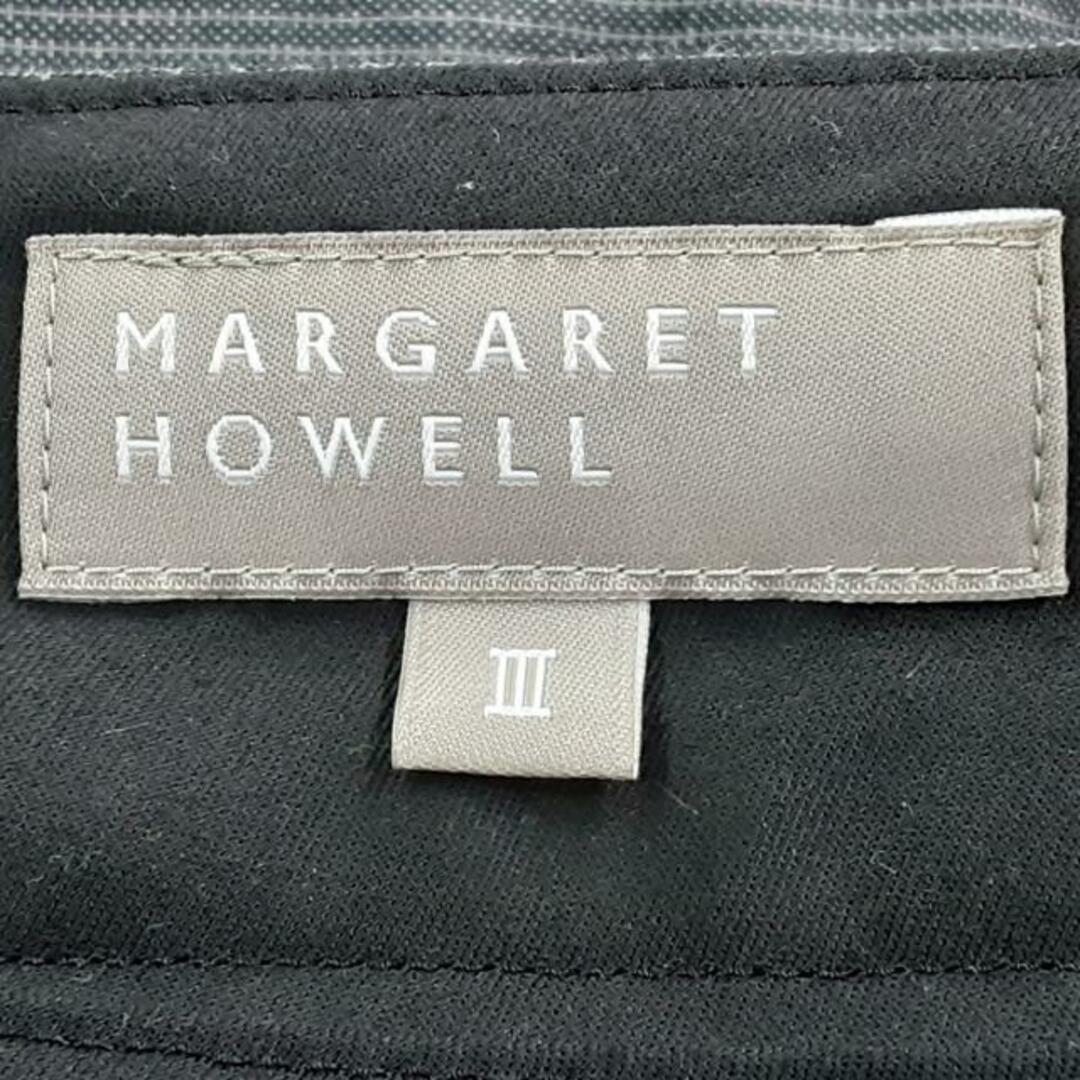 MARGARET HOWELL(マーガレットハウエル)のMargaretHowell(マーガレットハウエル) パンツ サイズ3 L レディース - ダークグレー フルレングス/ストライプ レディースのパンツ(その他)の商品写真