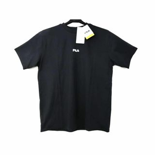 未使用 FILA ストレッチ半袖Tシャツ UVカット Mサイズ ブラック 黒