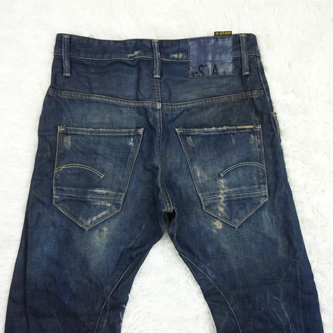 G-STAR RAW(ジースター)のジースターロウ　ARC 3D LOOSE TAPERED　29　リペア加工　伊製 メンズのパンツ(デニム/ジーンズ)の商品写真