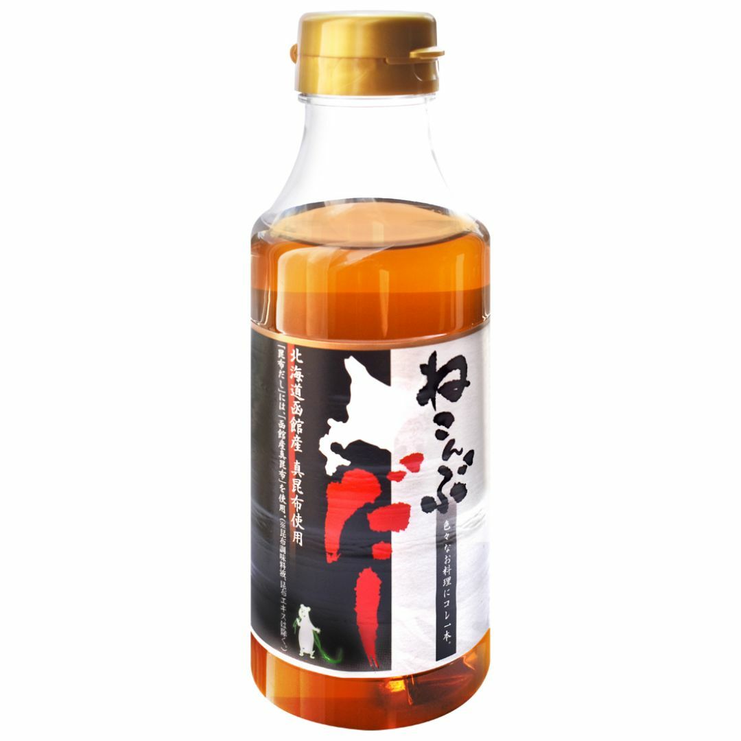 ねこんぶだし 300ml×1本 （北海道函館市南茅部産 真昆布使用） 食品/飲料/酒の食品(調味料)の商品写真