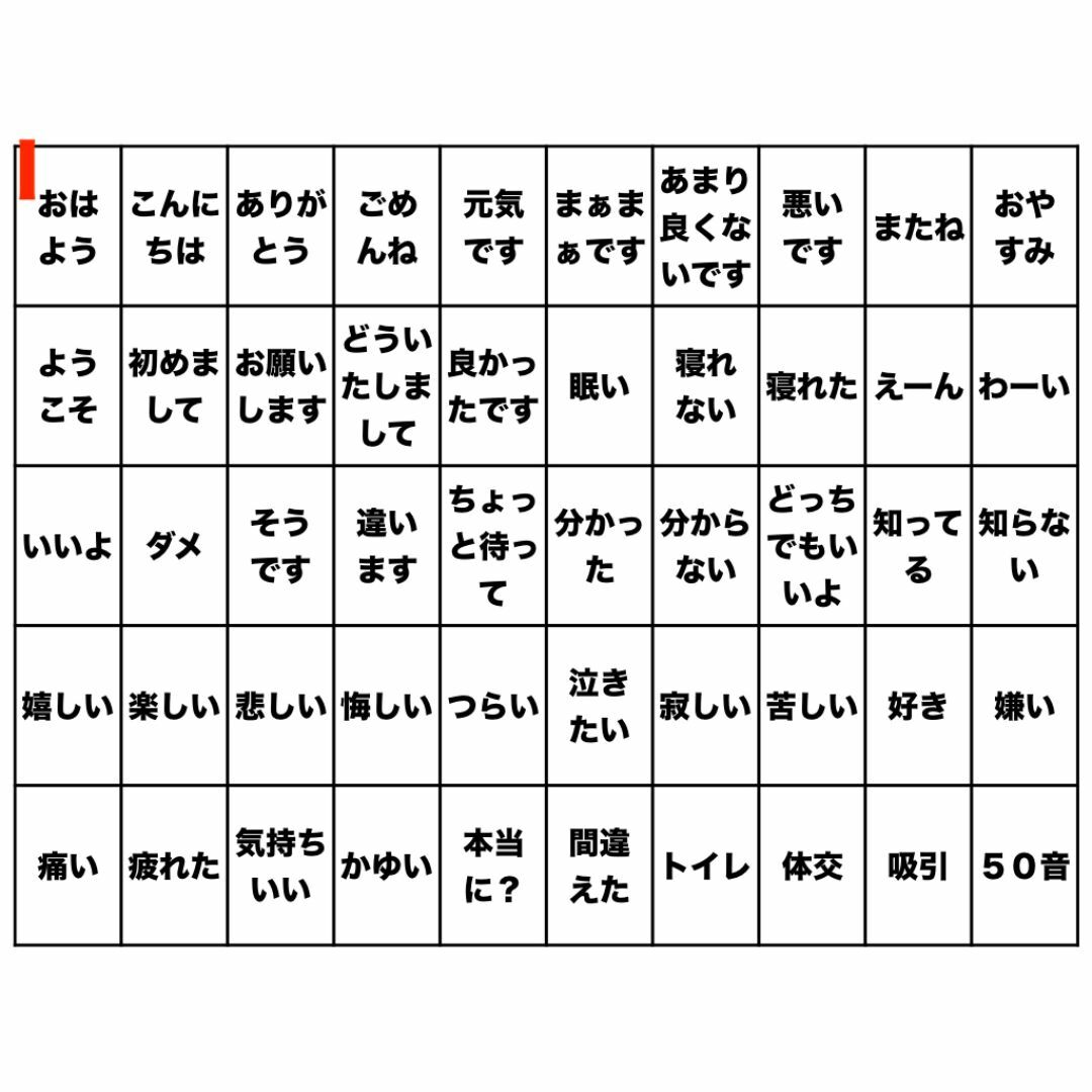 【A3サイズ】透明文字盤・コミュニケーションボード【13種類よりお選びください】 ハンドメイドのハンドメイド その他(その他)の商品写真