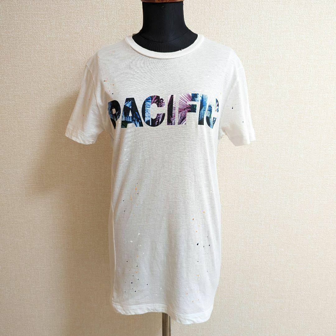 DSQUARED2(ディースクエアード)のDSQUARED2 ディースクエアード ヴィンテージ加工 Tシャツ ホワイト メンズのトップス(Tシャツ/カットソー(半袖/袖なし))の商品写真