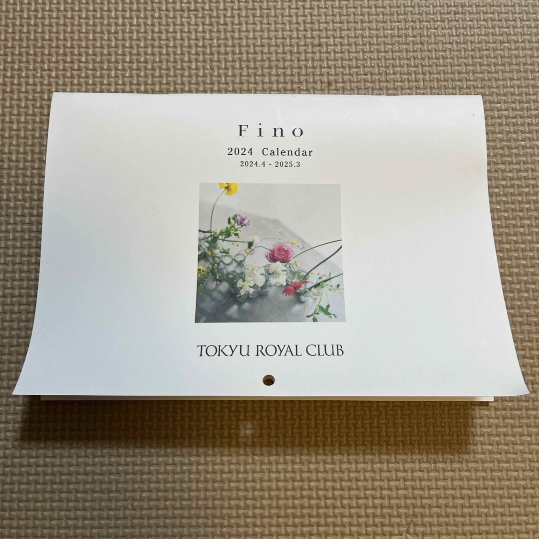 TOKYU ROYAL CLUB 壁掛けカレンダー インテリア/住まい/日用品の文房具(カレンダー/スケジュール)の商品写真