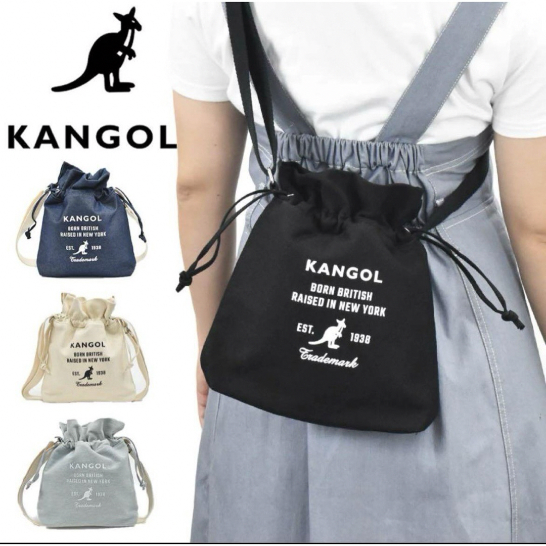 KANGOLショルダーバッグ 巾着 レディースのバッグ(ショルダーバッグ)の商品写真