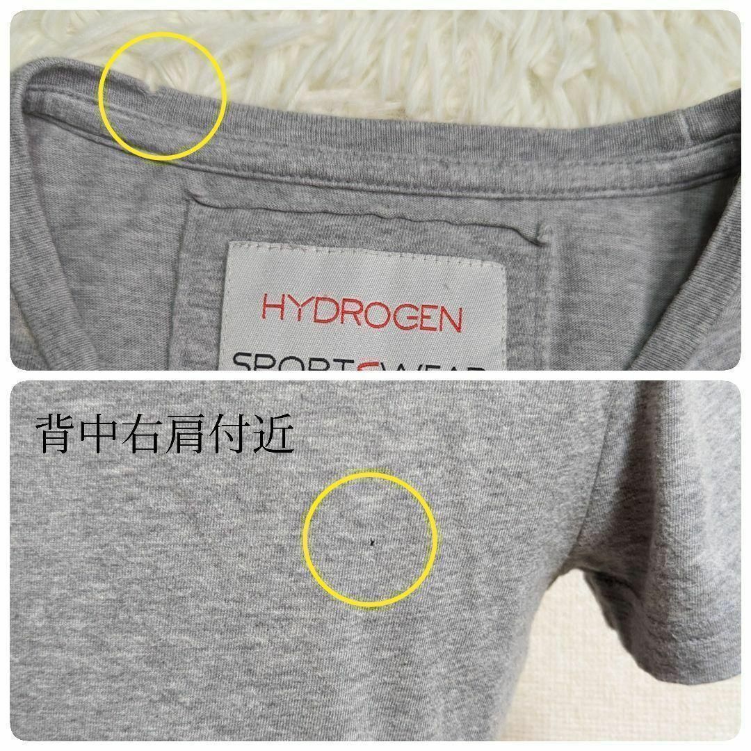 HYDROGEN(ハイドロゲン)のHYDROGEN ハイドロゲン スカル Tシャツ 星条旗 ヴィンテージ XS レディースのトップス(Tシャツ(半袖/袖なし))の商品写真