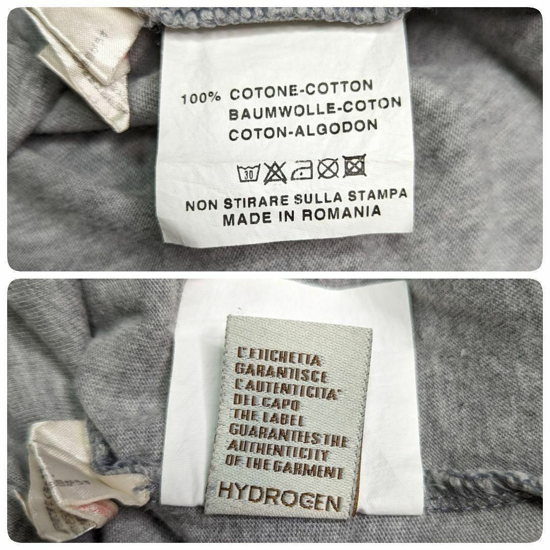 HYDROGEN(ハイドロゲン)のHYDROGEN ハイドロゲン スカル Tシャツ 星条旗 ヴィンテージ XS レディースのトップス(Tシャツ(半袖/袖なし))の商品写真