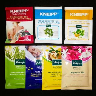 クナイプ(Kneipp)のクナイプ バスソルト 7袋 7種類 入浴剤(入浴剤/バスソルト)