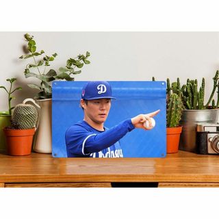 MLB ロサンゼルス・ドジャース 山本由伸 メタル ポスター ブリキ 看板 16(記念品/関連グッズ)