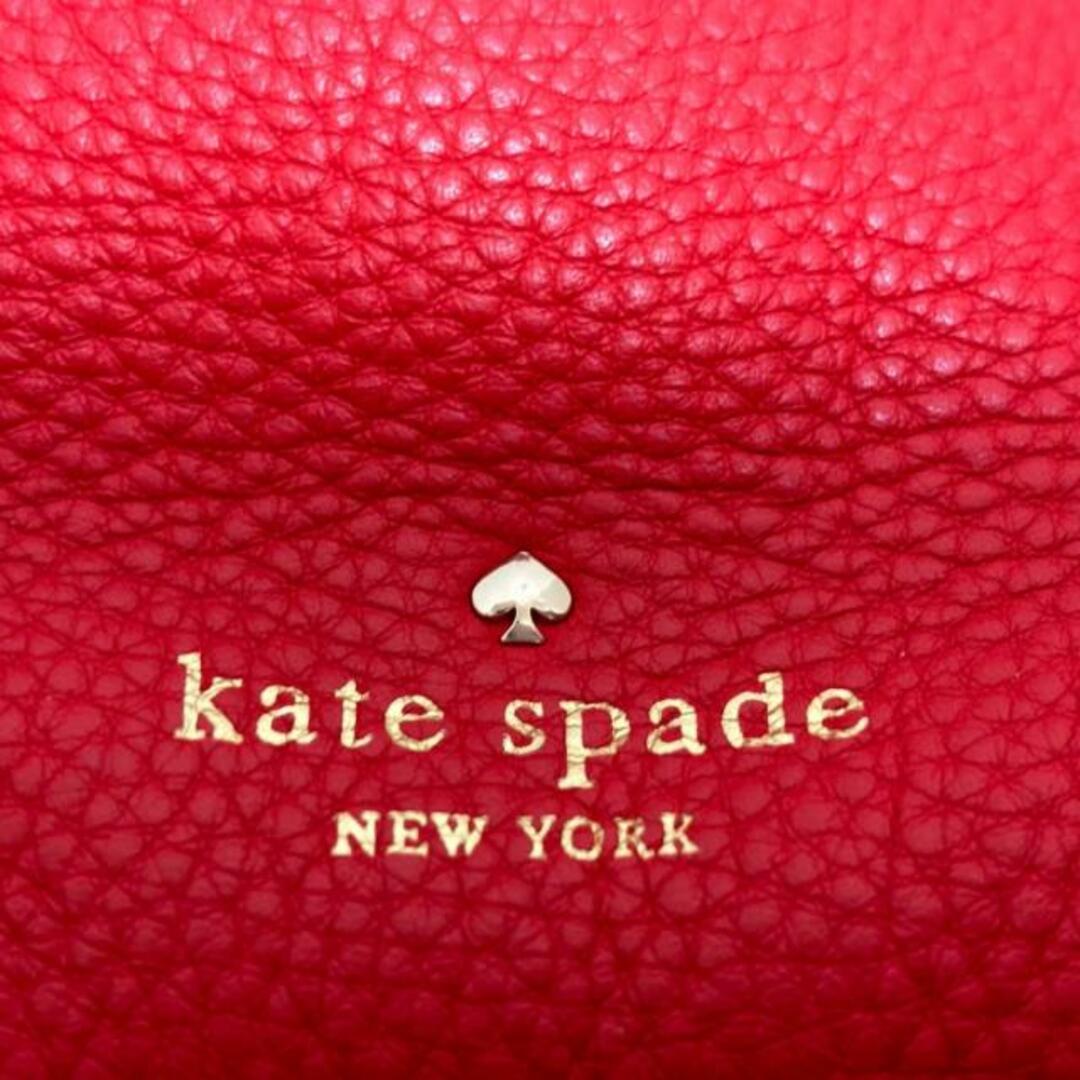 kate spade new york(ケイトスペードニューヨーク)のKate spade(ケイトスペード) ハンドバッグ美品  - PWRU4352 レッド 巾着型 レザー レディースのバッグ(ハンドバッグ)の商品写真