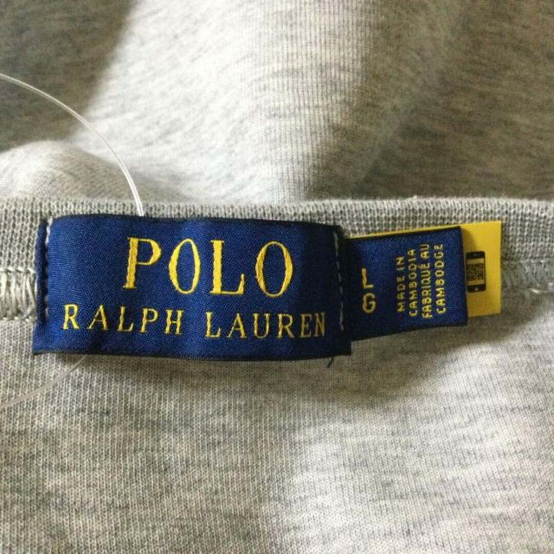 POLO RALPH LAUREN(ポロラルフローレン)のPOLObyRalphLauren(ポロラルフローレン) トレーナー サイズLG L メンズ - グレー 長袖 メンズのトップス(スウェット)の商品写真