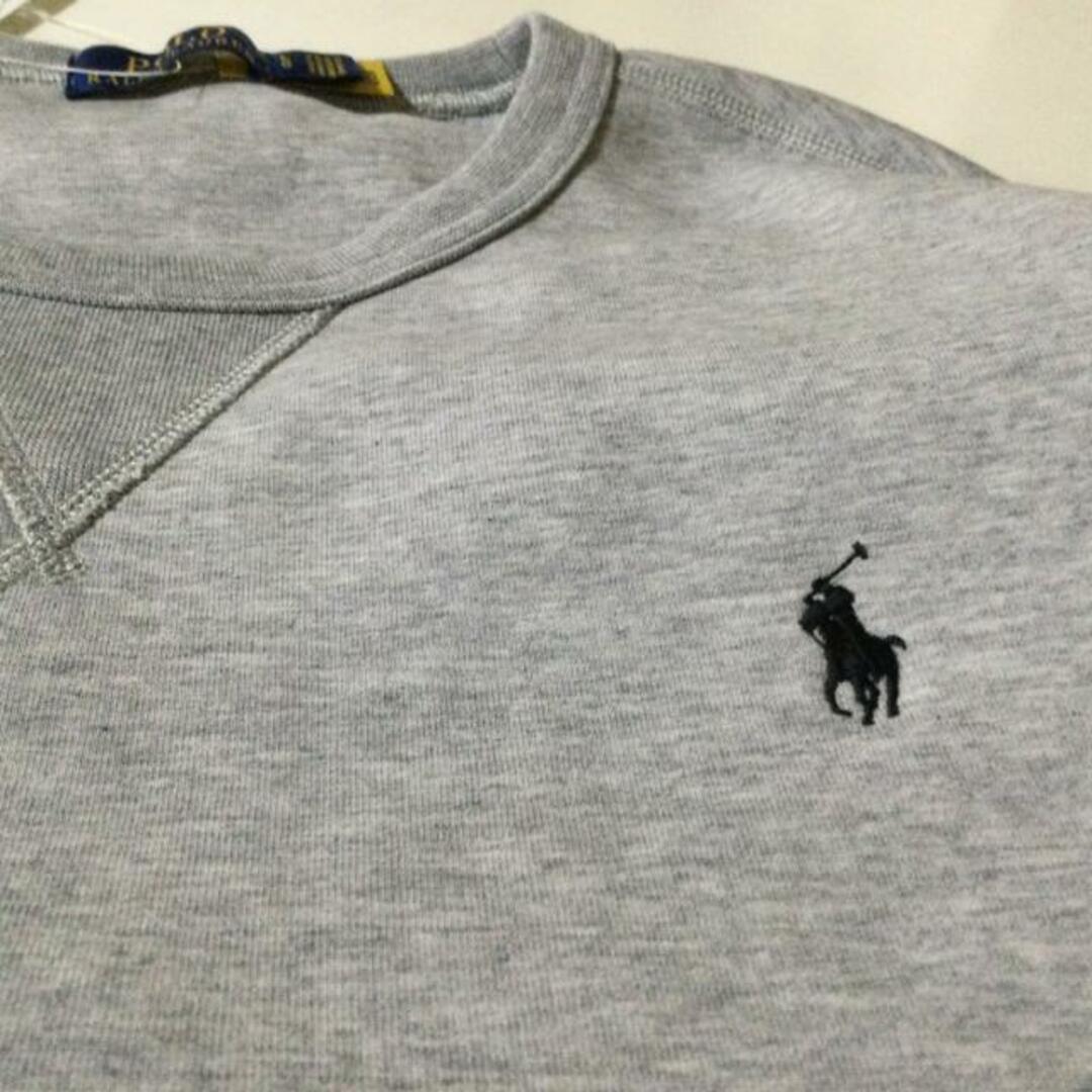 POLO RALPH LAUREN(ポロラルフローレン)のPOLObyRalphLauren(ポロラルフローレン) トレーナー サイズLG L メンズ - グレー 長袖 メンズのトップス(スウェット)の商品写真