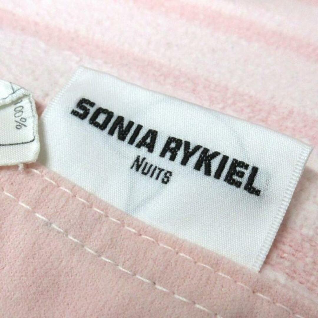 SONIA RYKIEL(ソニアリキエル)のSONIARYKIEL(ソニアリキエル) 小物 - ピンク×ライトピンク 毛布/ボーダー コットン レディースのファッション小物(その他)の商品写真