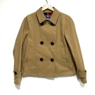 ブルーレーベルクレストブリッジ(BLUE LABEL CRESTBRIDGE)のBLUE LABEL CRESTBRIDGE(ブルーレーベルクレストブリッジ) コート サイズ38 M レディース美品  - ベージュ 長袖/春/秋(その他)