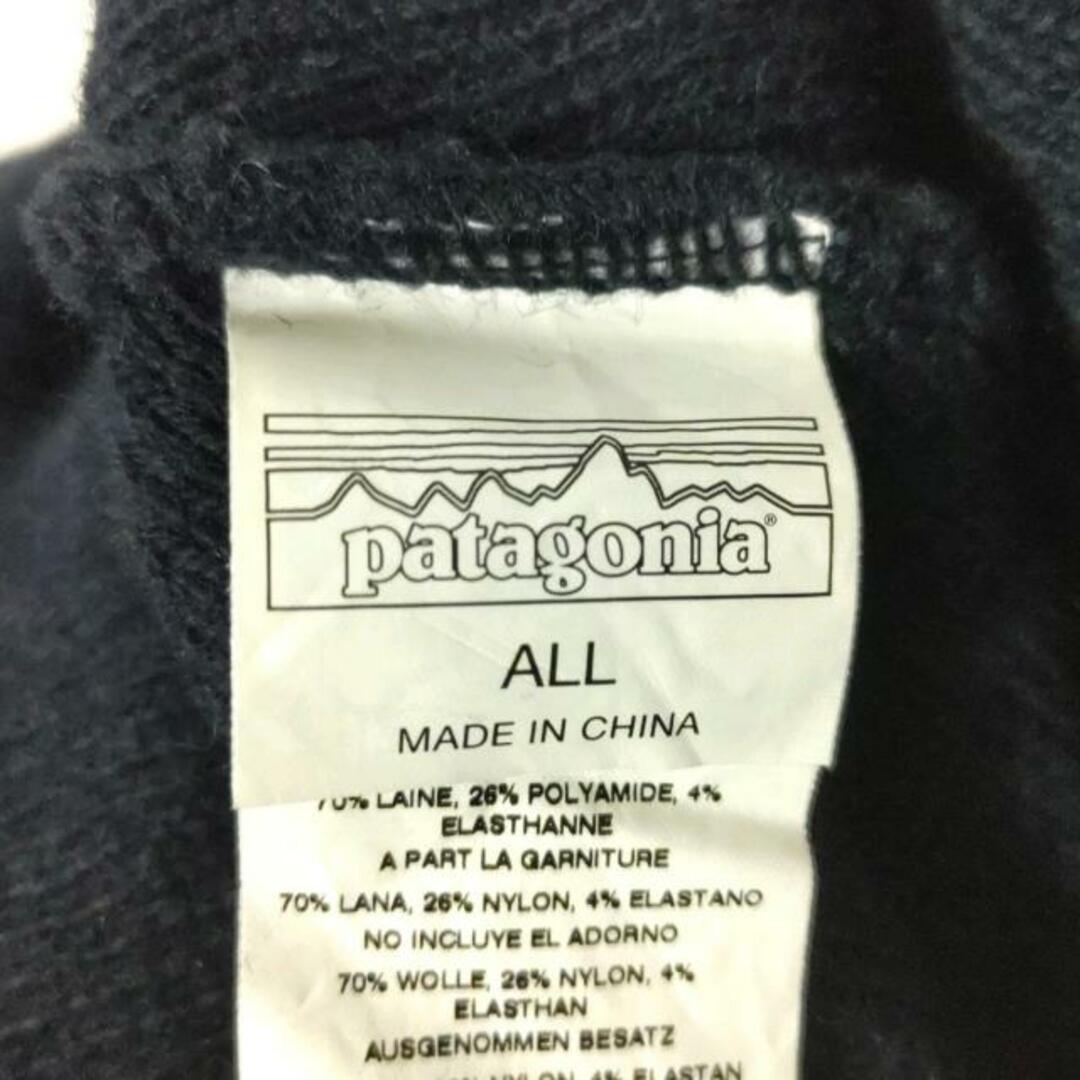 patagonia(パタゴニア)のPatagonia(パタゴニア) ニット帽 ALL - ダークネイビー ウール×ナイロン×化学繊維 レディースの帽子(ニット帽/ビーニー)の商品写真