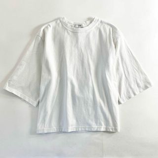 32d5 ATON エイトン BIG T ビッグシルエットTシャツ オーバーサイズ 4 ホワイト カットソー TEE 日本製(Tシャツ(半袖/袖なし))