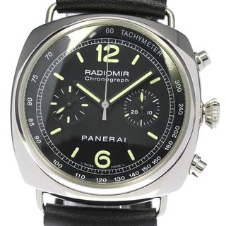 パネライ(PANERAI)のパネライ PANERAI PAM00288 ラジオミール クロノグラフ 自動巻き メンズ 良品 保証書付き_808630(腕時計(アナログ))