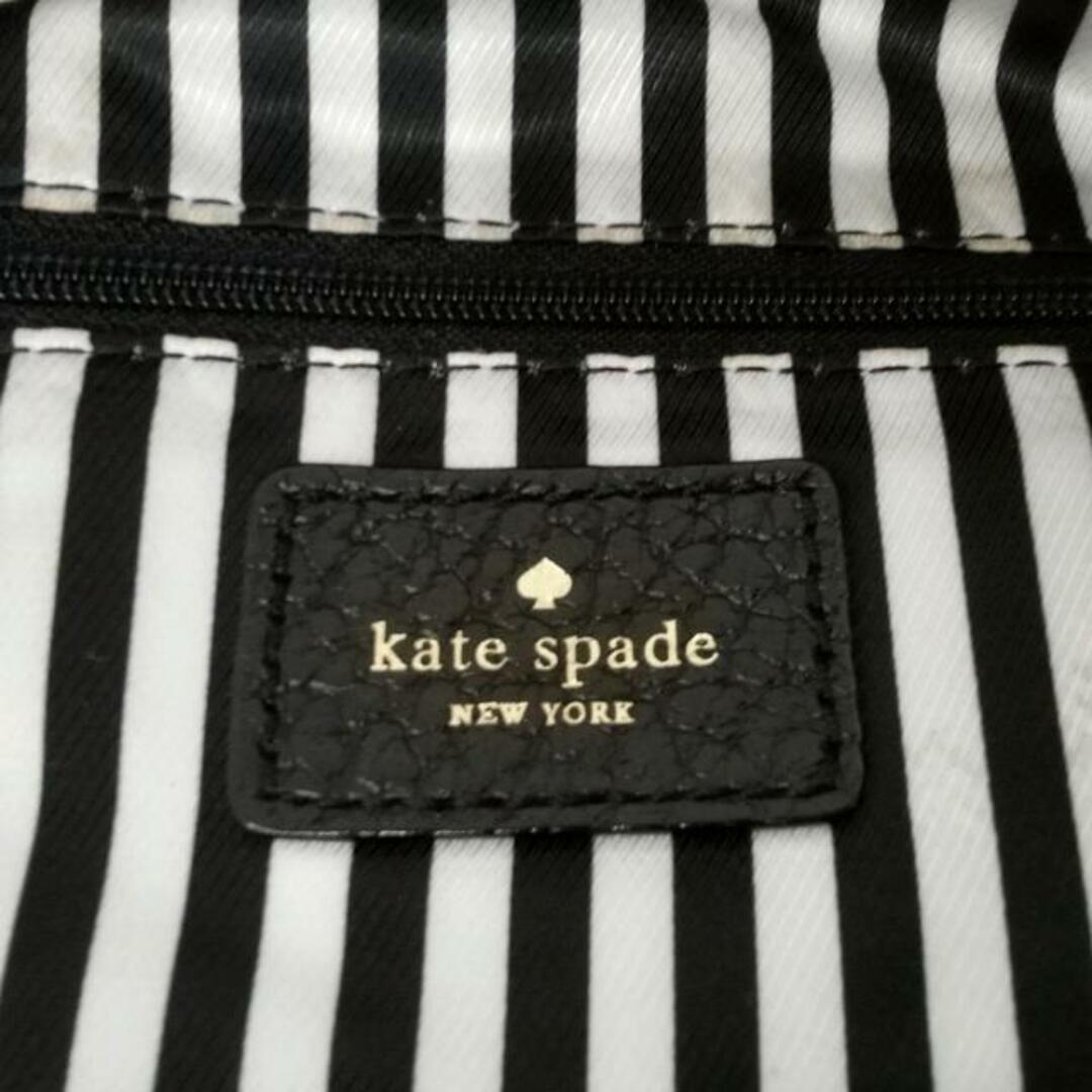 kate spade new york(ケイトスペードニューヨーク)のKate spade(ケイトスペード) ハンドバッグ - 黒 レザー レディースのバッグ(ハンドバッグ)の商品写真