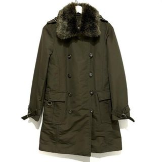 バーバリーブルーレーベル(BURBERRY BLUE LABEL)のBurberry Blue Label(バーバリーブルーレーベル) コート サイズ38 M レディース - カーキ 長袖/秋/冬(その他)