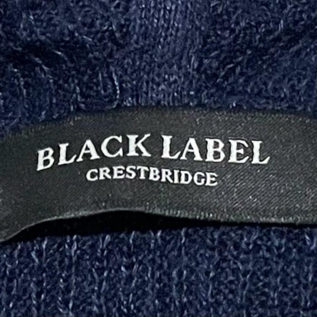 BLACK LABEL CRESTBRIDGE(ブラックレーベルクレストブリッジ)のBLACK LABEL CRESTBRIDGE(ブラックレーベルクレストブリッジ) パーカー サイズ3 L メンズ - ネイビー 長袖 メンズのトップス(パーカー)の商品写真