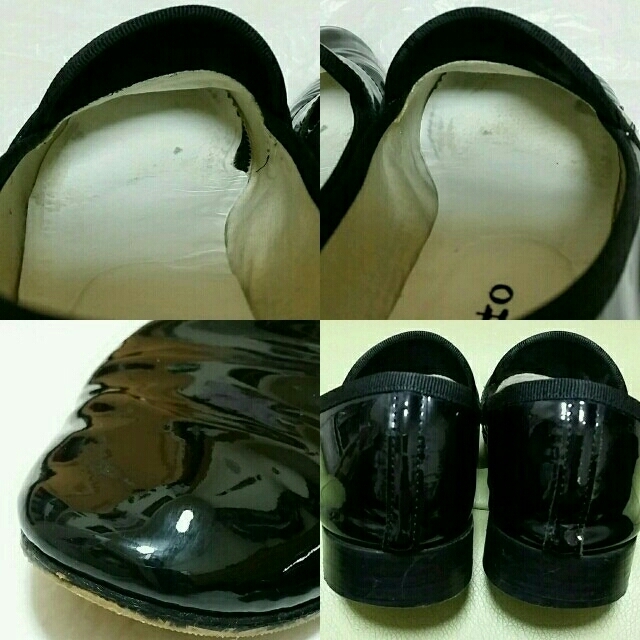 repetto(レペット)のrepetto マイケル 39 黒 エナメル 中古送込 レペット おまけ付  レディースの靴/シューズ(ローファー/革靴)の商品写真