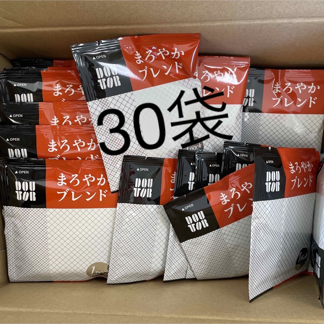 ドトール(ドトール)のドトールコーヒー　ドリップコーヒー　30袋　まろやか　ドリップバッグ 食品/飲料/酒の飲料(コーヒー)の商品写真