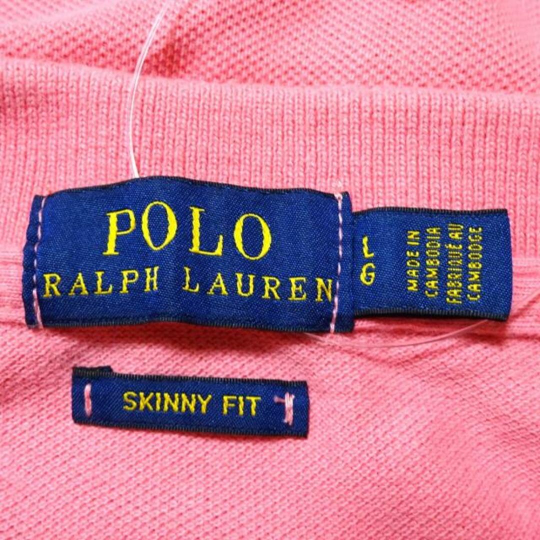 POLO RALPH LAUREN(ポロラルフローレン)のPOLObyRalphLauren(ポロラルフローレン) 半袖ポロシャツ レディース美品  - ピンク レディースのトップス(ポロシャツ)の商品写真