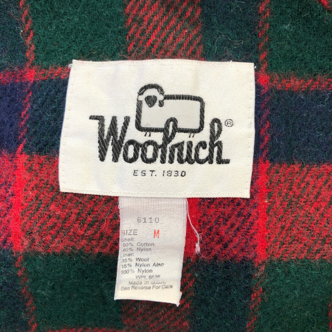 WOOLRICH(ウールリッチ)の70年代 USA製 WOOLRICH ウールリッチ マウンテンパーカー アウトドア アメカジ ネイビー (メンズ M) 中古 古着 P9423 メンズのジャケット/アウター(マウンテンパーカー)の商品写真