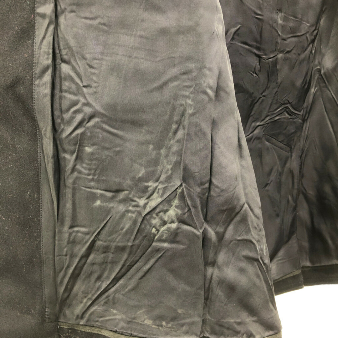 60年代 米軍実物 U.S.NAVY ウール ピー コート ヴィンテージ ミリタリー ネイビー (メンズ 34) 中古 古着 P9425 メンズのジャケット/アウター(トレンチコート)の商品写真