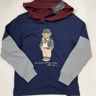 ラルフローレン(Ralph Lauren)の大人もL160cmラルフローレン ポロベア 長袖　メンズS レディースM 紺(Tシャツ/カットソー)