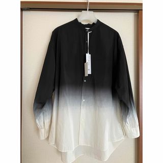 Graphpaper - Broad L/S Oversized Band Collar Shirt 1