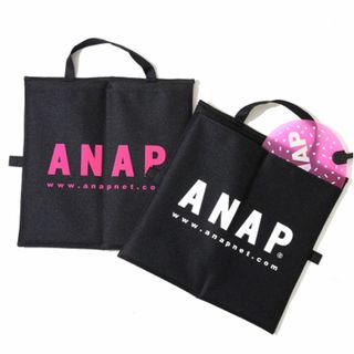 アナップ(ANAP)のアナップ　クッションバッグ　ロゴ　新品未使用(クッション)