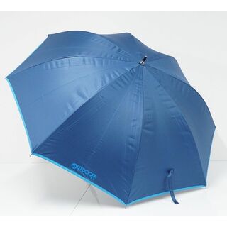 アウトドアプロダクツ(OUTDOOR PRODUCTS)の晴雨兼用傘 OUTDOOR PRODUCTS アウトドアプロダクツ 傘 USED美品 ネイビー ロゴパイピング ジャンプ UV 遮光 65cm C A0445(傘)