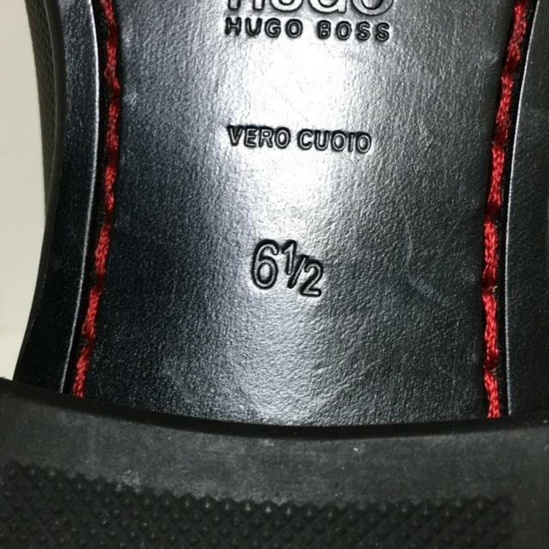 HUGO BOSS(ヒューゴボス)のHUGOBOSS(ヒューゴボス) シューズ 6 1/2 メンズ - 黒 レザー メンズの靴/シューズ(その他)の商品写真