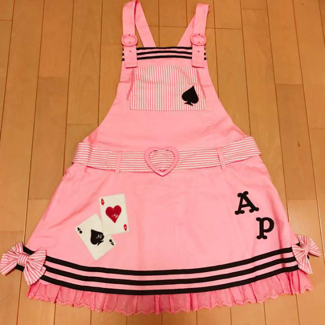 【ほぼ新品】Angelic Pretty ロリータピンクジャンパースカート