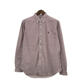 RALPH LAUREN ラルフローレン COSTOM FIT 長袖シャツ アウトドア ワンポイントロゴ マルチカラー (メンズ L) 中古 古着 Q1978(シャツ)