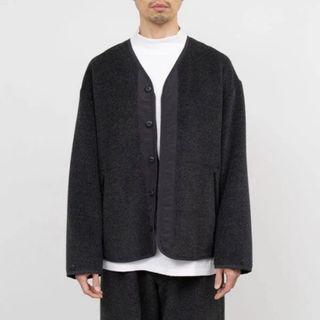 Graphpaper - Wool Alpaca Collarless Blouson