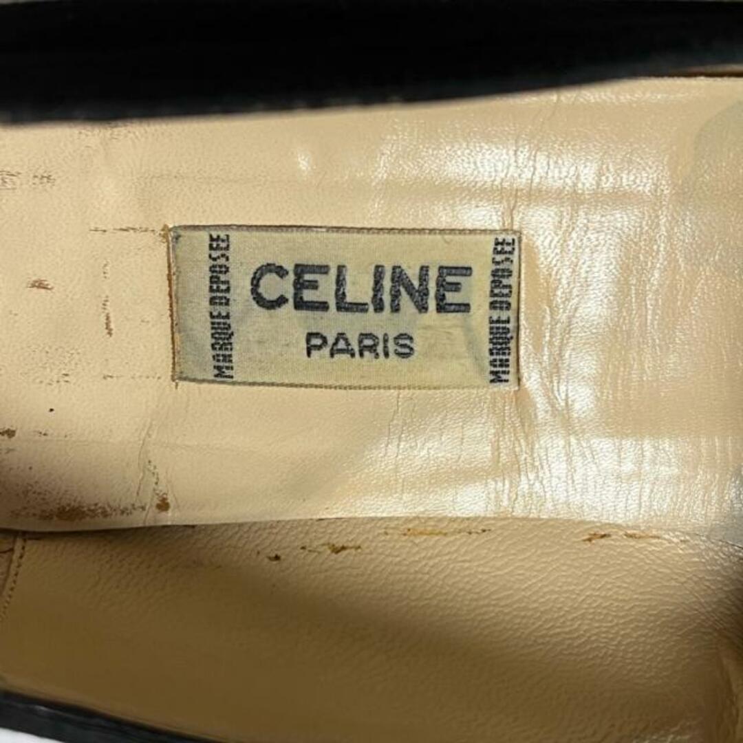 celine(セリーヌ)のCELINE(セリーヌ) パンプス 35 1/2 レディース - 黒 化学繊維 レディースの靴/シューズ(ハイヒール/パンプス)の商品写真