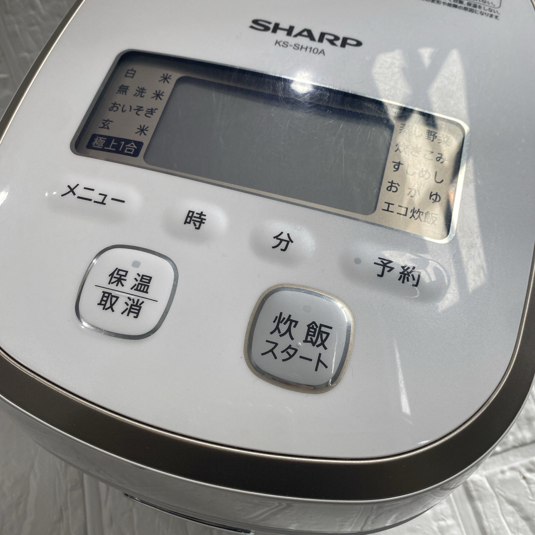 SHARP IH炊飯器 炊飯器 KS-SH10A 2018年製 スマホ/家電/カメラの調理家電(炊飯器)の商品写真