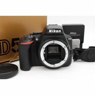 ニコン(Nikon)の＜＜シャッター数6,818回！化粧箱付き！＞＞【美品】NIKON ニコン デジタル一眼レフカメラ D5500 ボディ ブラック D5500BK #LE2024272(デジタル一眼)