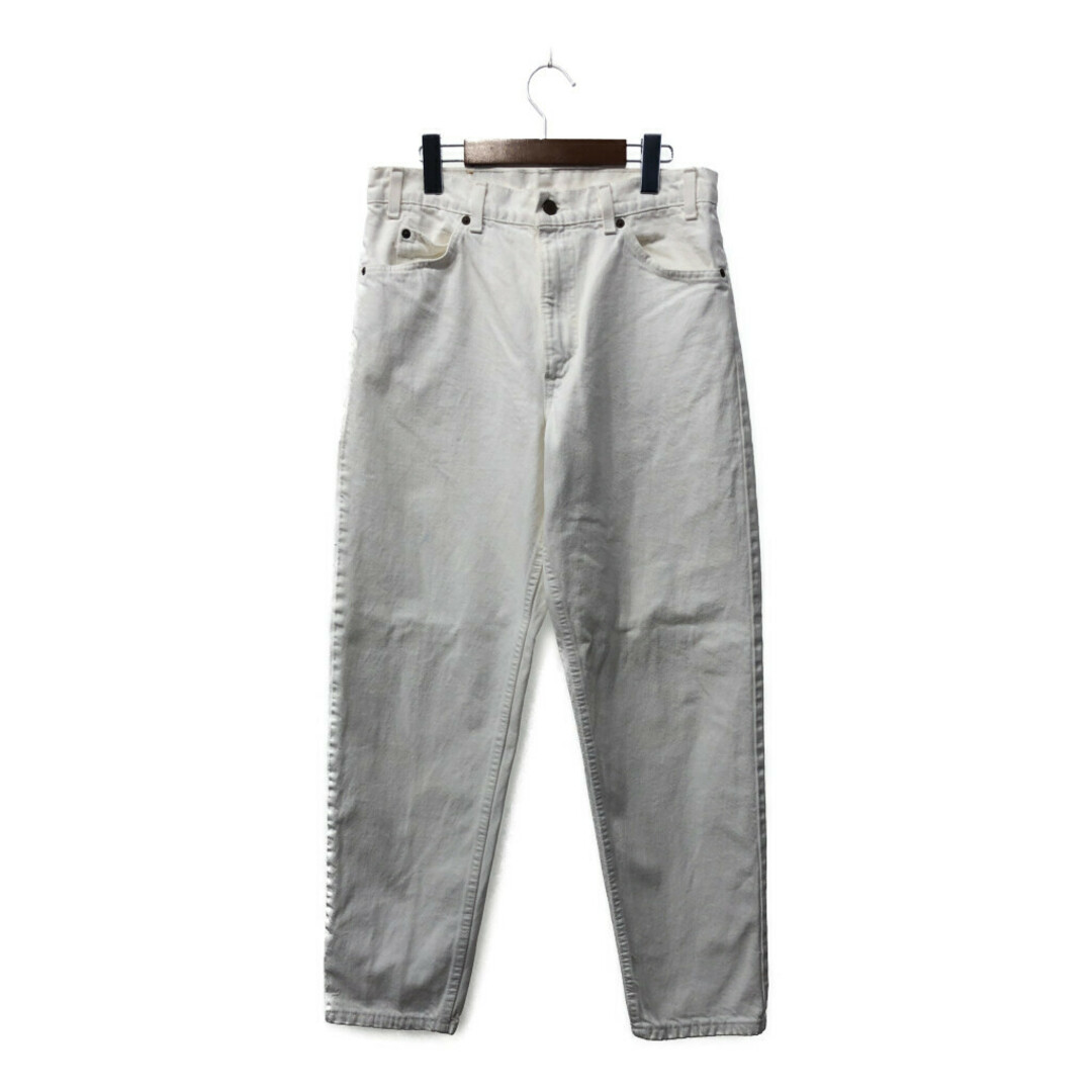 Levi's(リーバイス)のLevi's リーバイス 550 デニムパンツ アメカジ オレンジタブ ホワイト (メンズ W33 L30) 中古 古着 Q2656 メンズのパンツ(デニム/ジーンズ)の商品写真