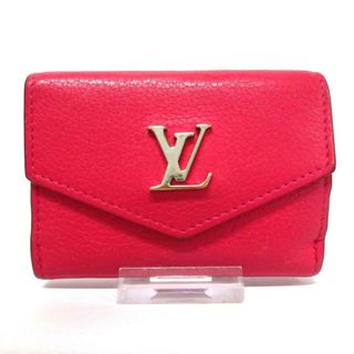 ルイヴィトン(LOUIS VUITTON)のLOUIS VUITTON(ルイヴィトン) 3つ折り財布 ロックミー ポルトフォイユロックミニ M67858 ホットピンク カーフレザー（皮革の種類：牛革）(財布)