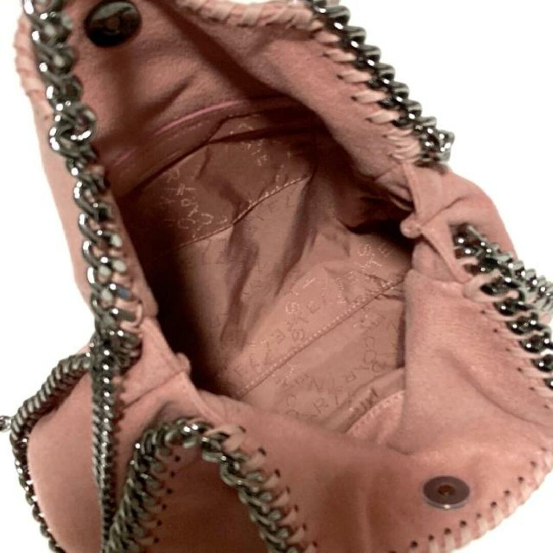 Stella McCartney(ステラマッカートニー)のstellamccartney(ステラマッカートニー) ショルダーバッグ ファラベラ 371223 ピンク 2way/チェーンショルダー フェイクスエード×金属素材 レディースのバッグ(ショルダーバッグ)の商品写真