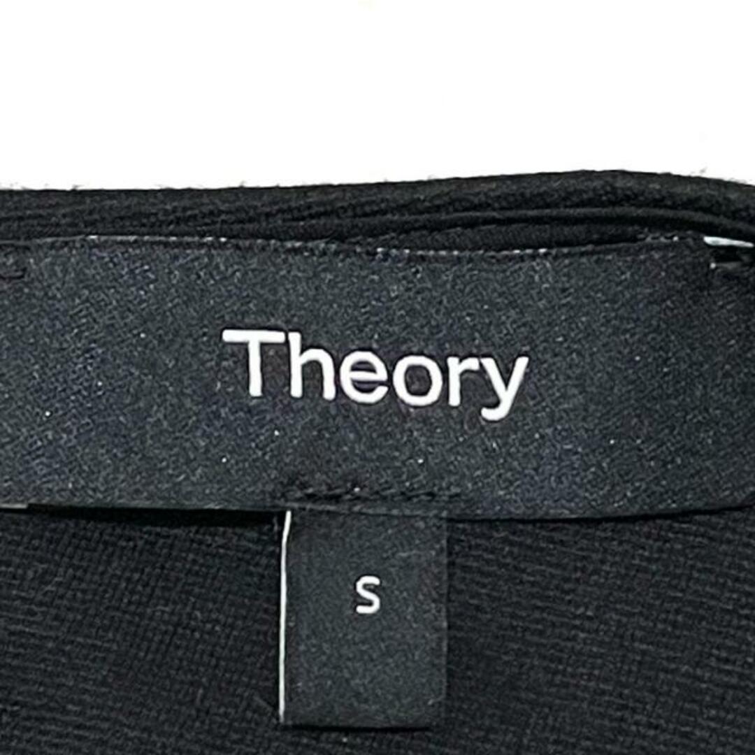 theory(セオリー)のtheory(セオリー) ワンピース サイズS レディース - 黒 クルーネック/ノースリーブ/ひざ丈 レディースのワンピース(その他)の商品写真