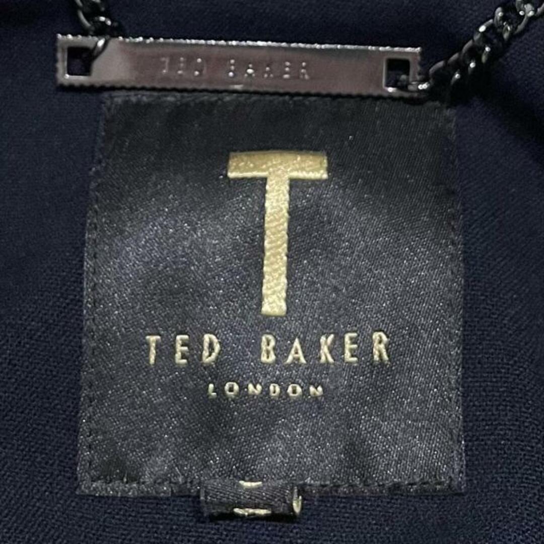 TED BAKER(テッドベイカー)のTED BAKER(テッドベイカー) コート サイズ0 XS レディース美品  - 黒 長袖/秋/冬 レディースのジャケット/アウター(その他)の商品写真
