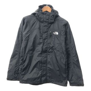 ザノースフェイス(THE NORTH FACE)のTHE NORTH FACE ノースフェイス HYVENT マウンテンパーカー アウトドア 防水 ブラック (メンズ S) 中古 古着 Q2686(マウンテンパーカー)