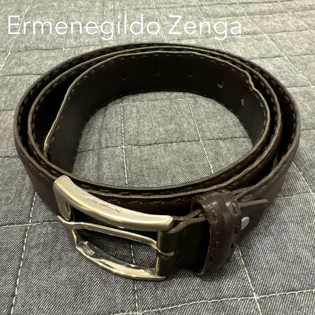 Ermenegildo Zenga エルメネジルドゼニア ベルト ロゴ 刻印 | フリマアプリ ラクマ