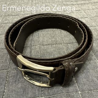 エルメネジルドゼニア(Ermenegildo Zegna)のErmenegildo Zenga エルメネジルドゼニア ベルト ロゴ 刻印(ベルト)