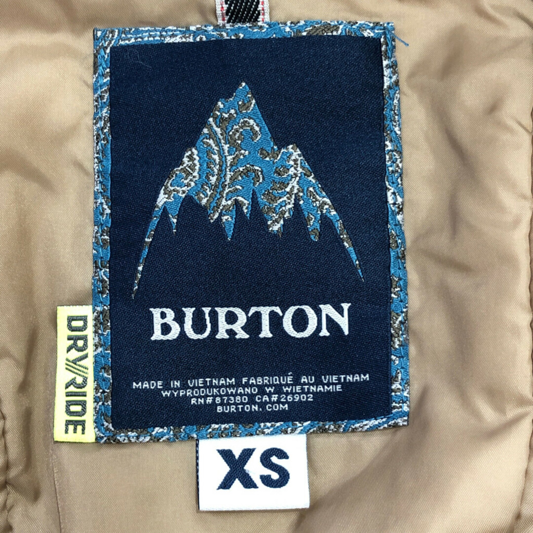 BURTON(バートン)のBURTON バートン スノーボードジャケット アウトドア スノースポーツ 花柄 ピンク (レディース XS) 中古 古着 Q2715 レディースのジャケット/アウター(その他)の商品写真