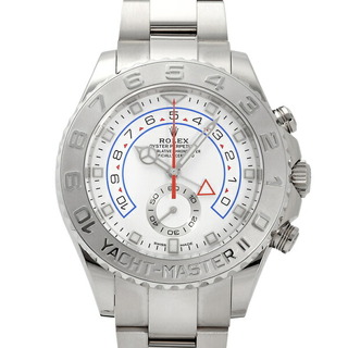 ロレックス(ROLEX)のロレックス ROLEX ヨットマスターII 116689 ホワイト/ベンツ針文字盤 中古 腕時計 メンズ(腕時計(アナログ))